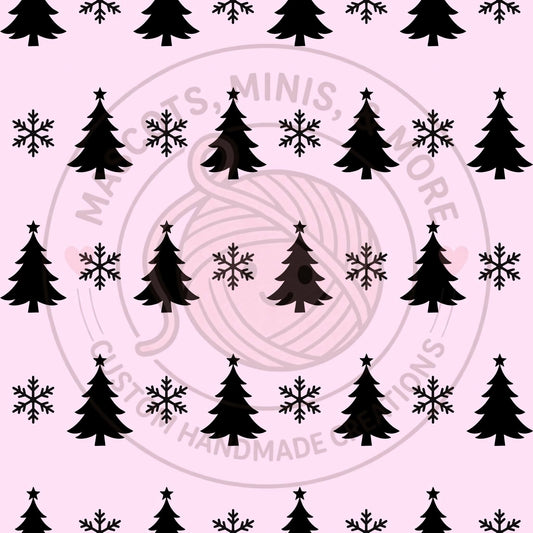 Pink trees