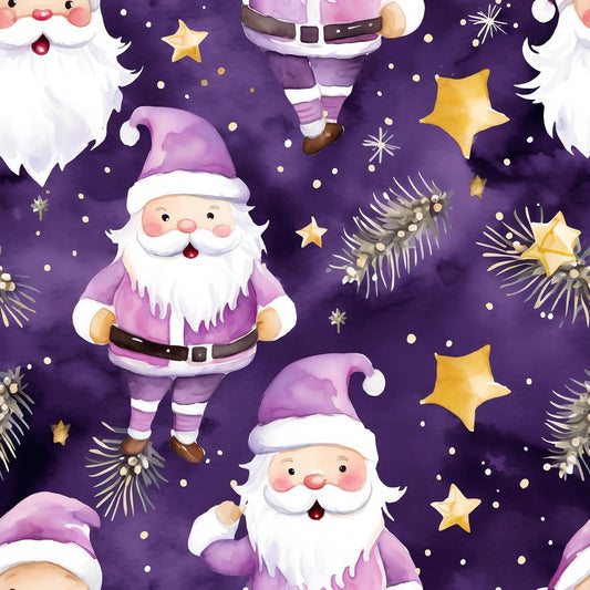 Purple Santa